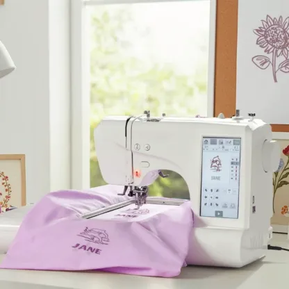 Smart Embroidery Machine with HD Touchscreen & Large Embroidery Area