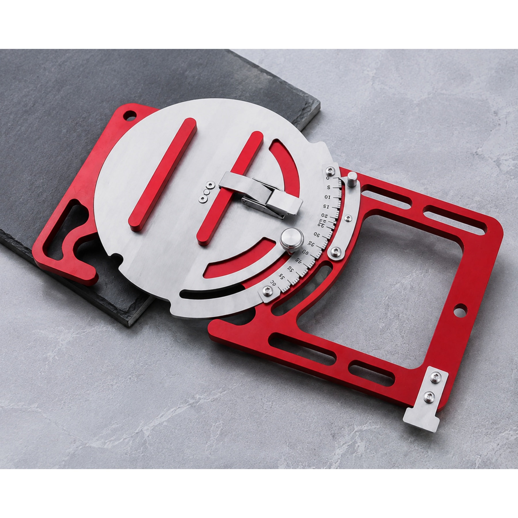 0‑60° Adjustable Guide Rail Clamps – Aluminum Alloy Track Square Edge Guide for Circular Saws