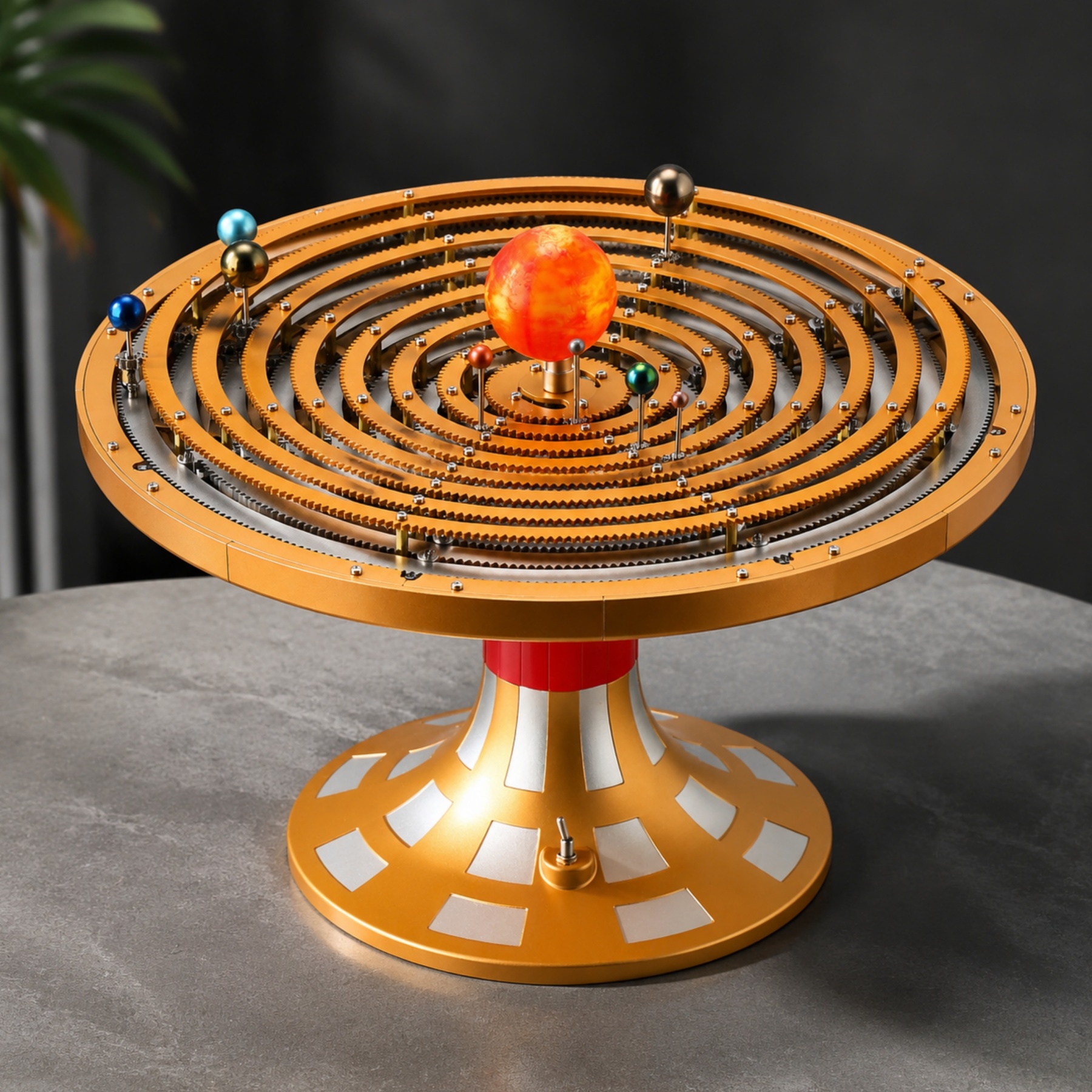 Solar System Planetarium Kit – 600+ Piece Mechanical Model with Gear‑Driven Planetary Motion