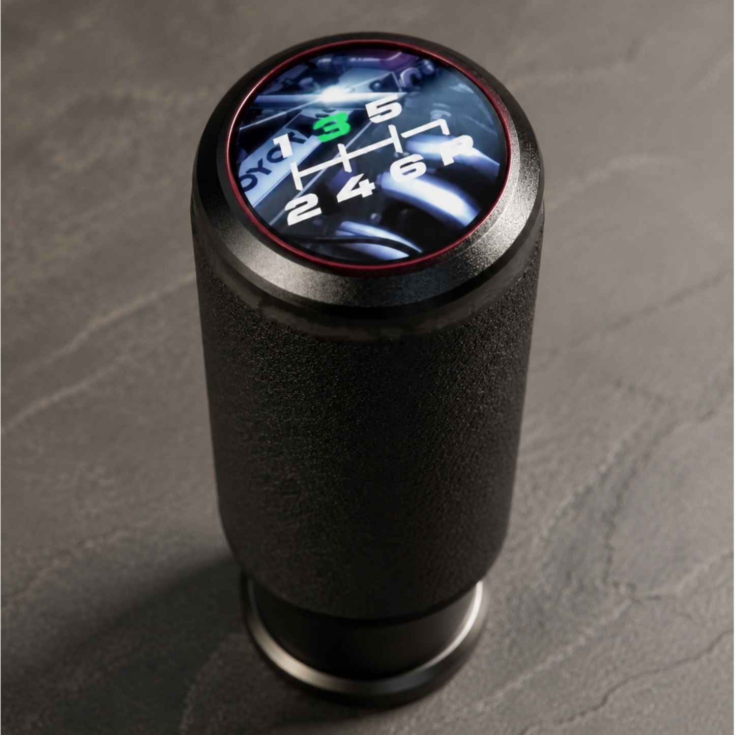 OLED Digital Shift Knob with Virtual Tachometer – High‑Tech Manual Gear Knob