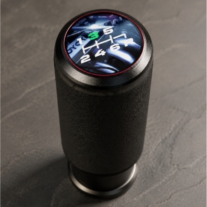 OLED Digital Shift Knob with Virtual Tachometer – High‑Tech Manual Gear Knob