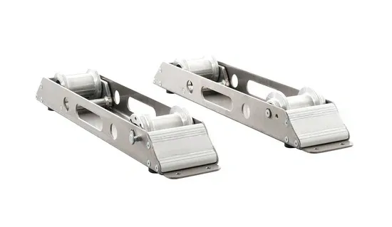 Heavy-Duty Cable Drum Unwinding Roller System – Portable, German‑Built