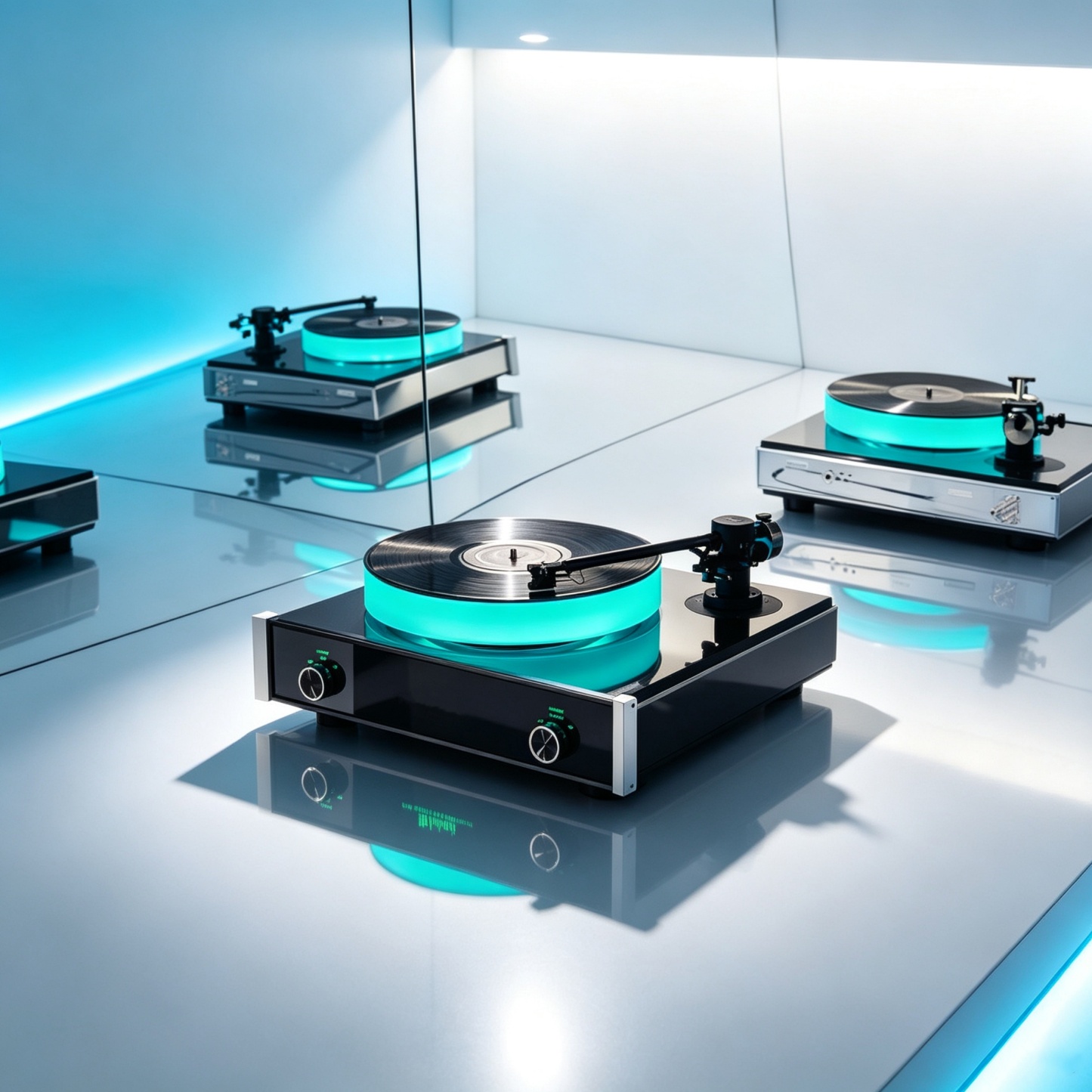 Precision Turntable – High‑Performance Belt‑Drive Record Player with Moving Magnet Cartridge