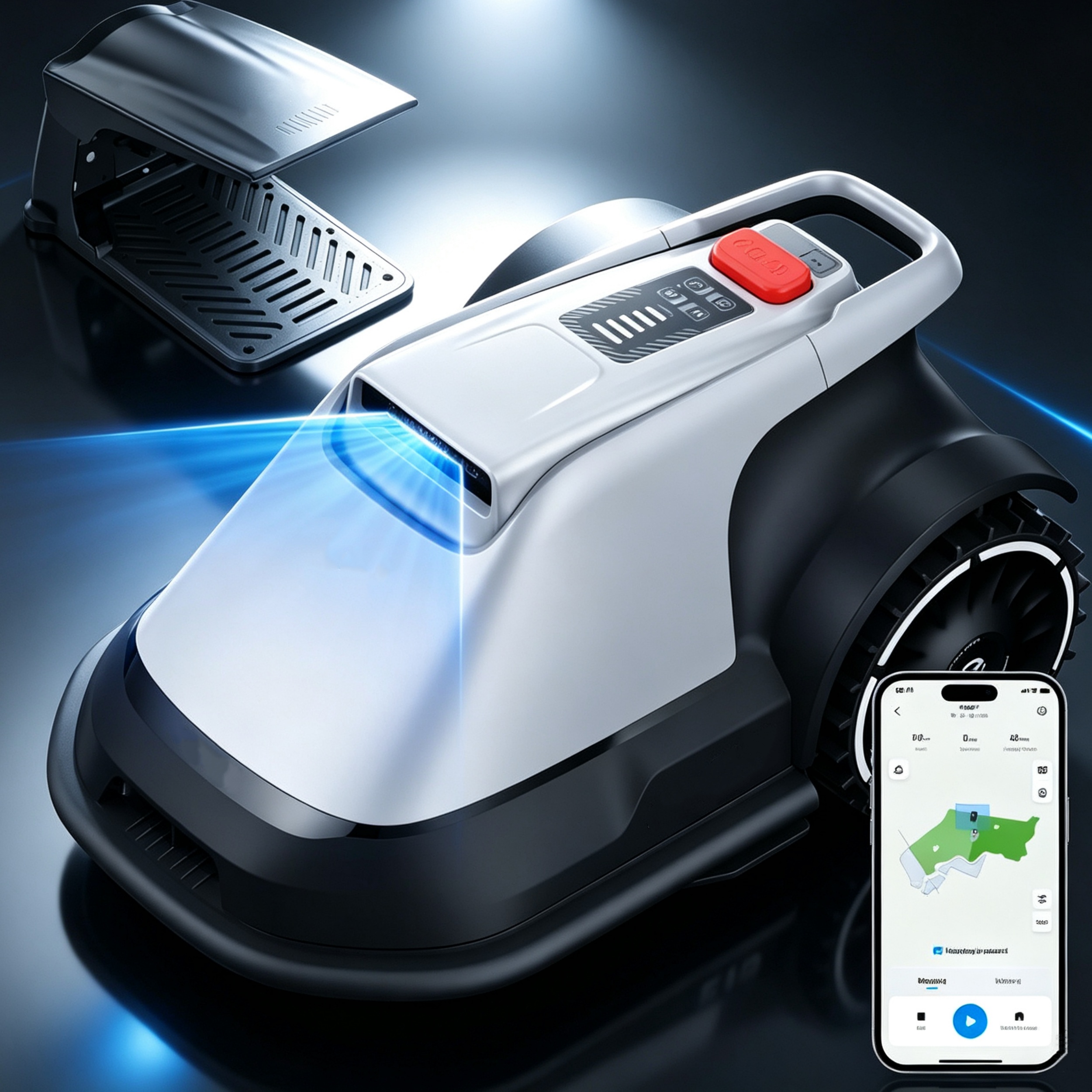 Robotic Lawn Mower – Automatic Mapping, Pure Visual Navigation for 0.2‑Acre Lawns