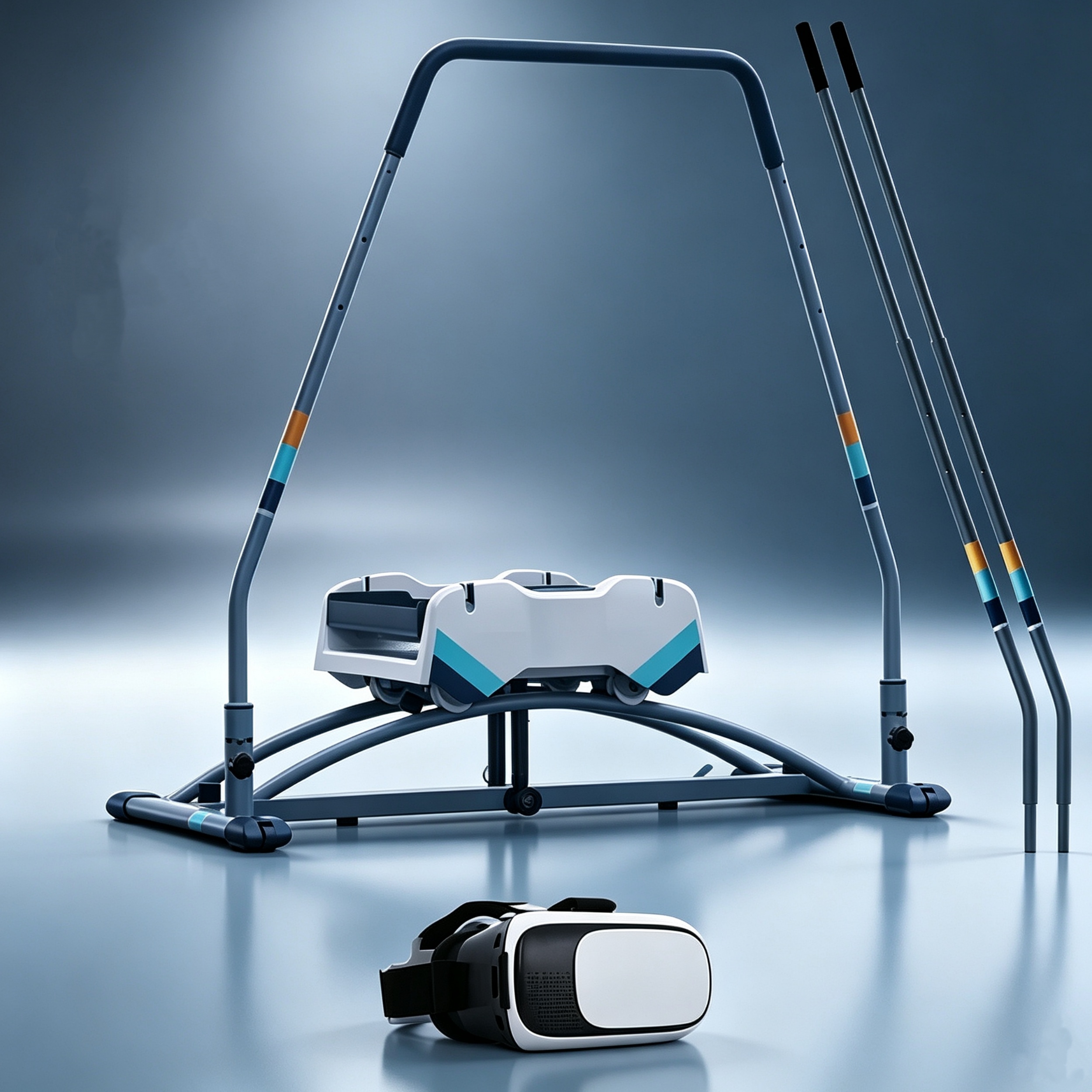 Ski Simulator Workout Machine – Full‑Body Low‑Impact Ski Trainer with VR
