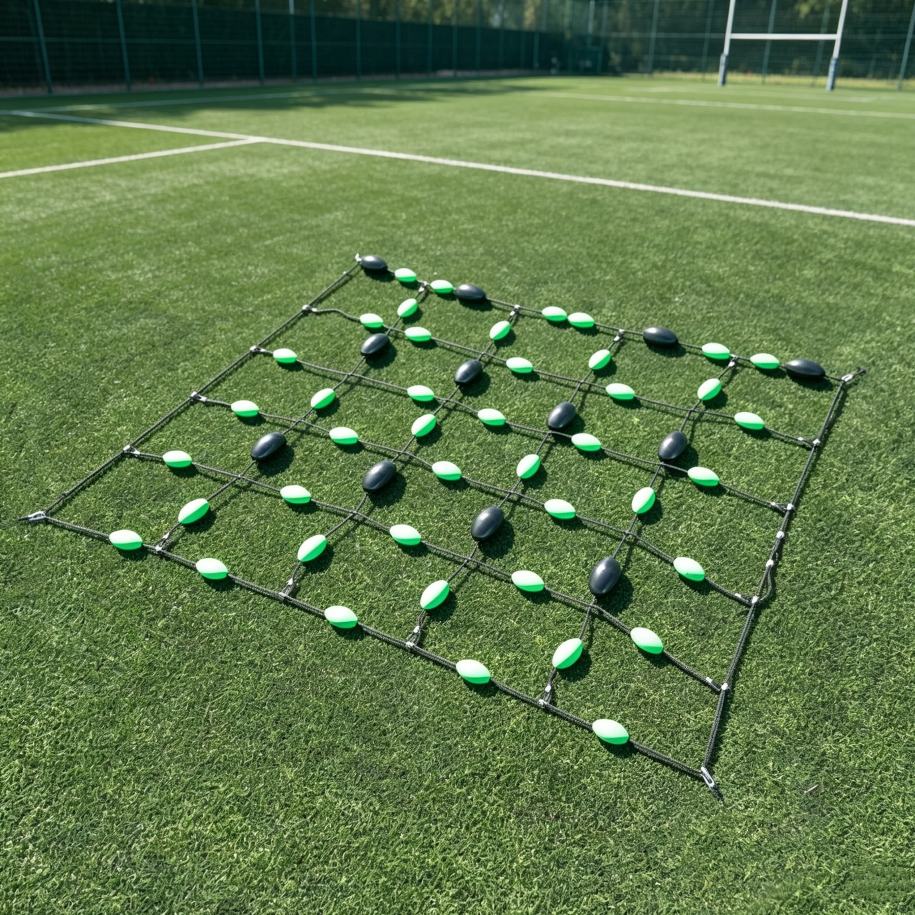 Goalkeeper Reaction Training Grid – Elite Ground Deflection Trainer