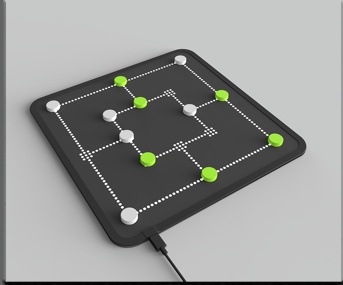Rollable Interactive Digital Board Game System with Smart Display
