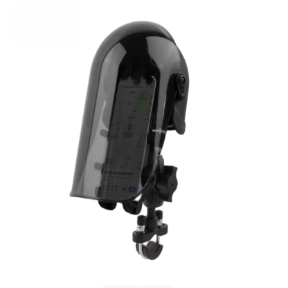 Extended Motorcycle Phone Visor – Adjustable Sun & Rain Shield
