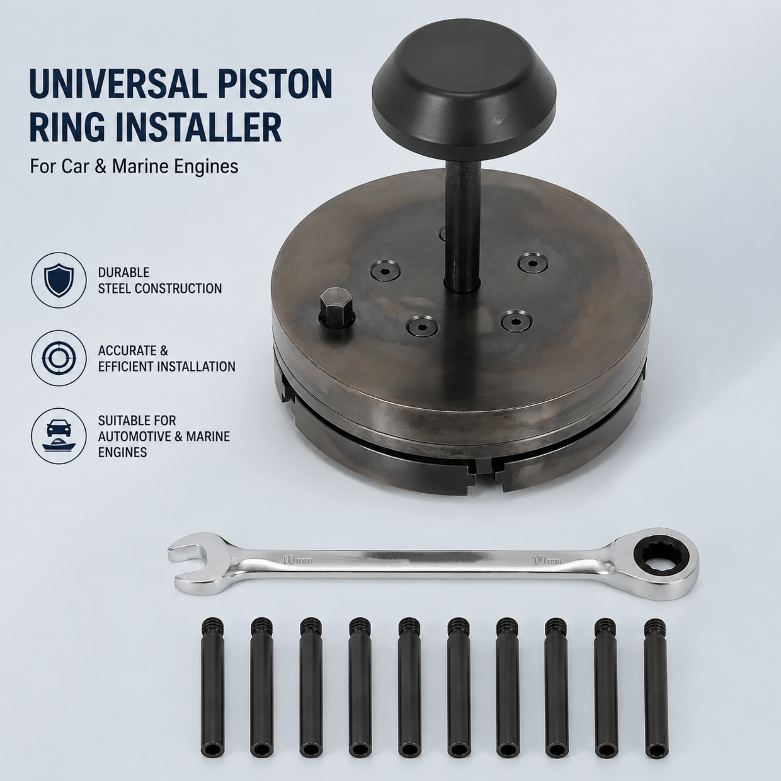 Universal Piston Ring Installation Tool（Adjustable size）