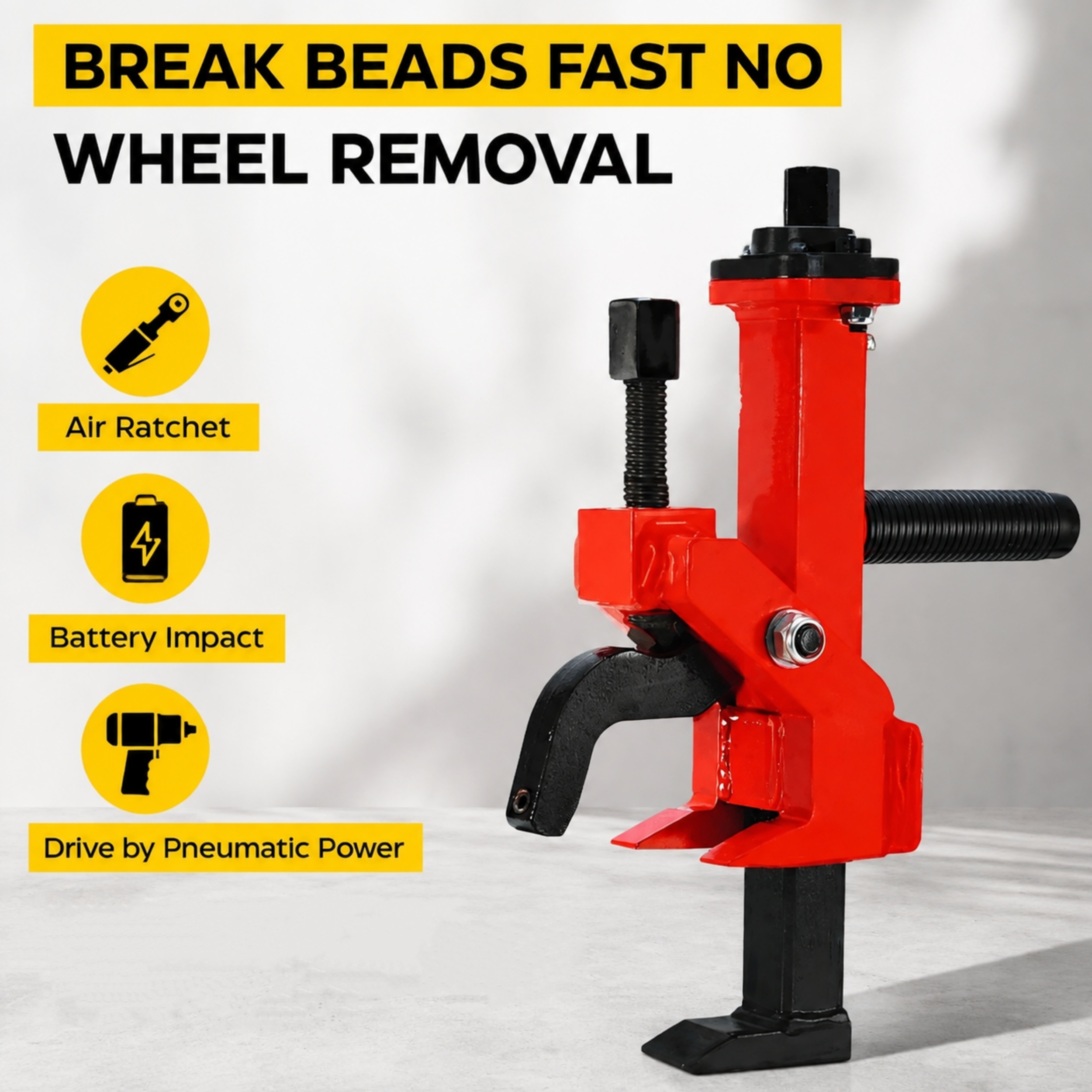 Pneumatic Bead Breaker – Portable Tire Bead Remover for Cars, Trucks & Tractors