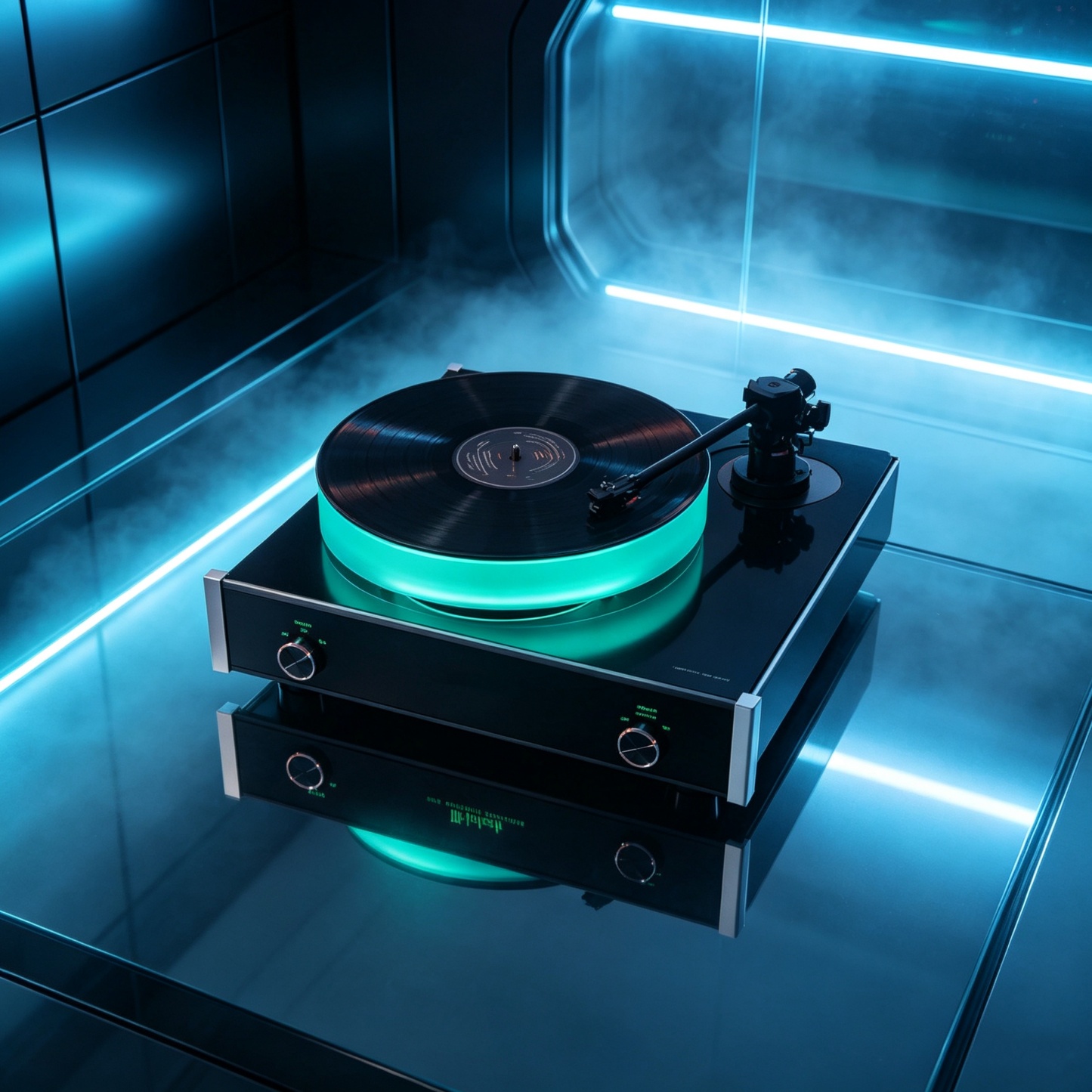 Precision Turntable – High‑Performance Belt‑Drive Record Player with Moving Magnet Cartridge