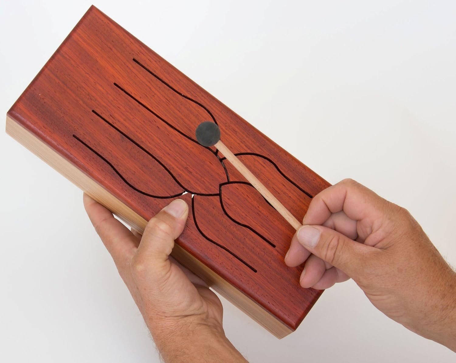 9-Note Hardwood Tongue Drum – Includes Mallets