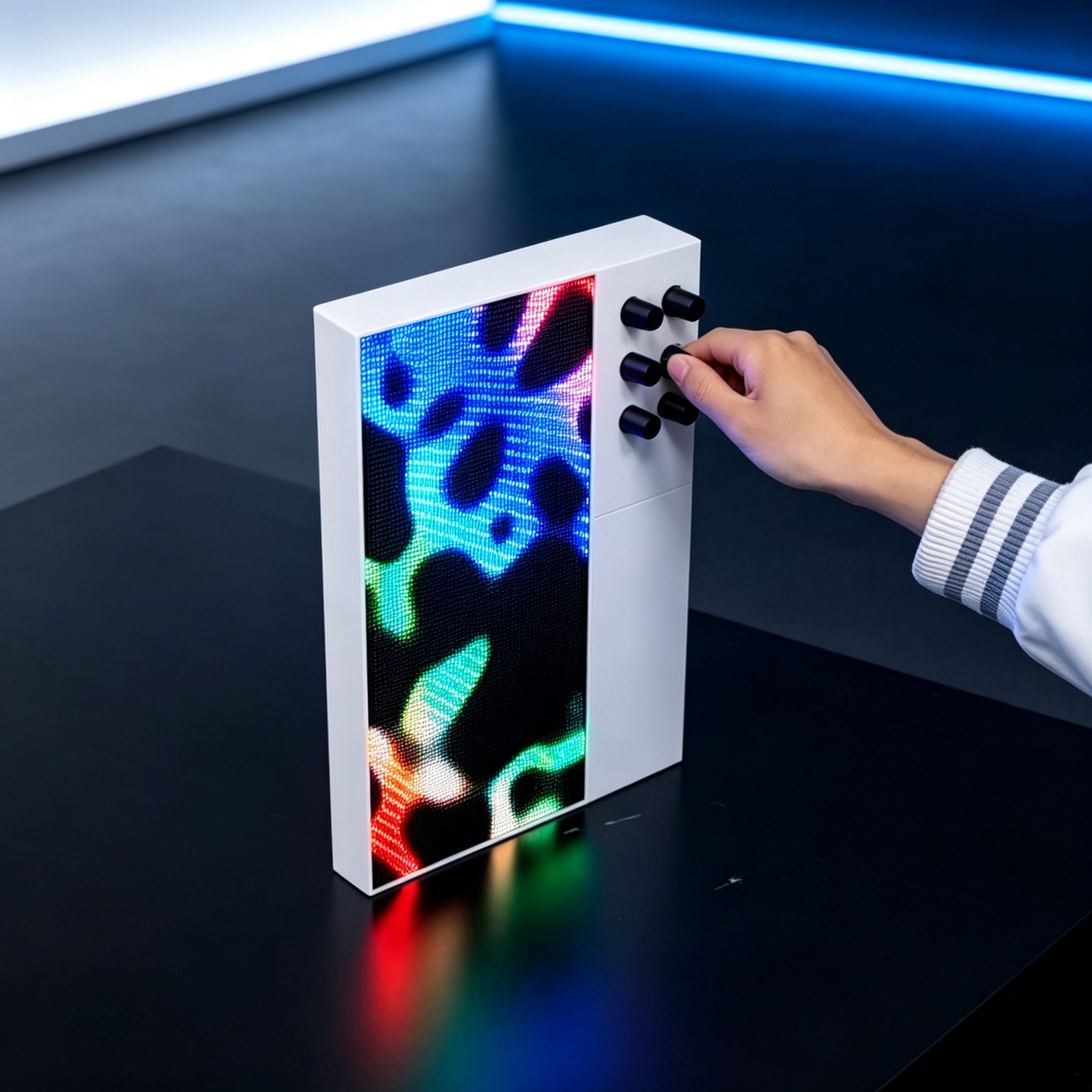 LED Synthesizer – Interactive Light & Pattern Controller with Open‑Source Visuals