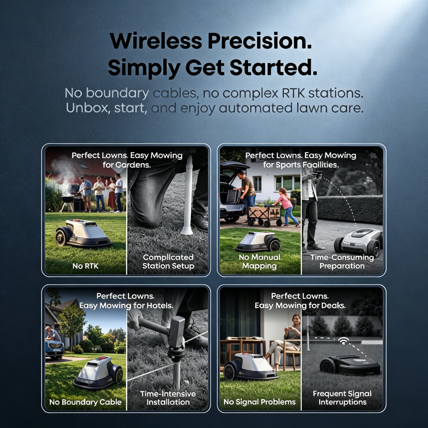 Robotic Lawn Mower – Automatic Mapping, Pure Visual Navigation for 0.2‑Acre Lawns