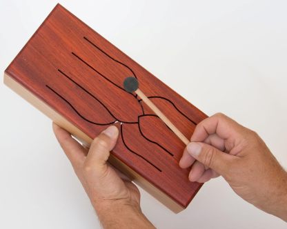 9-Note Hardwood Tongue Drum – Includes Mallets