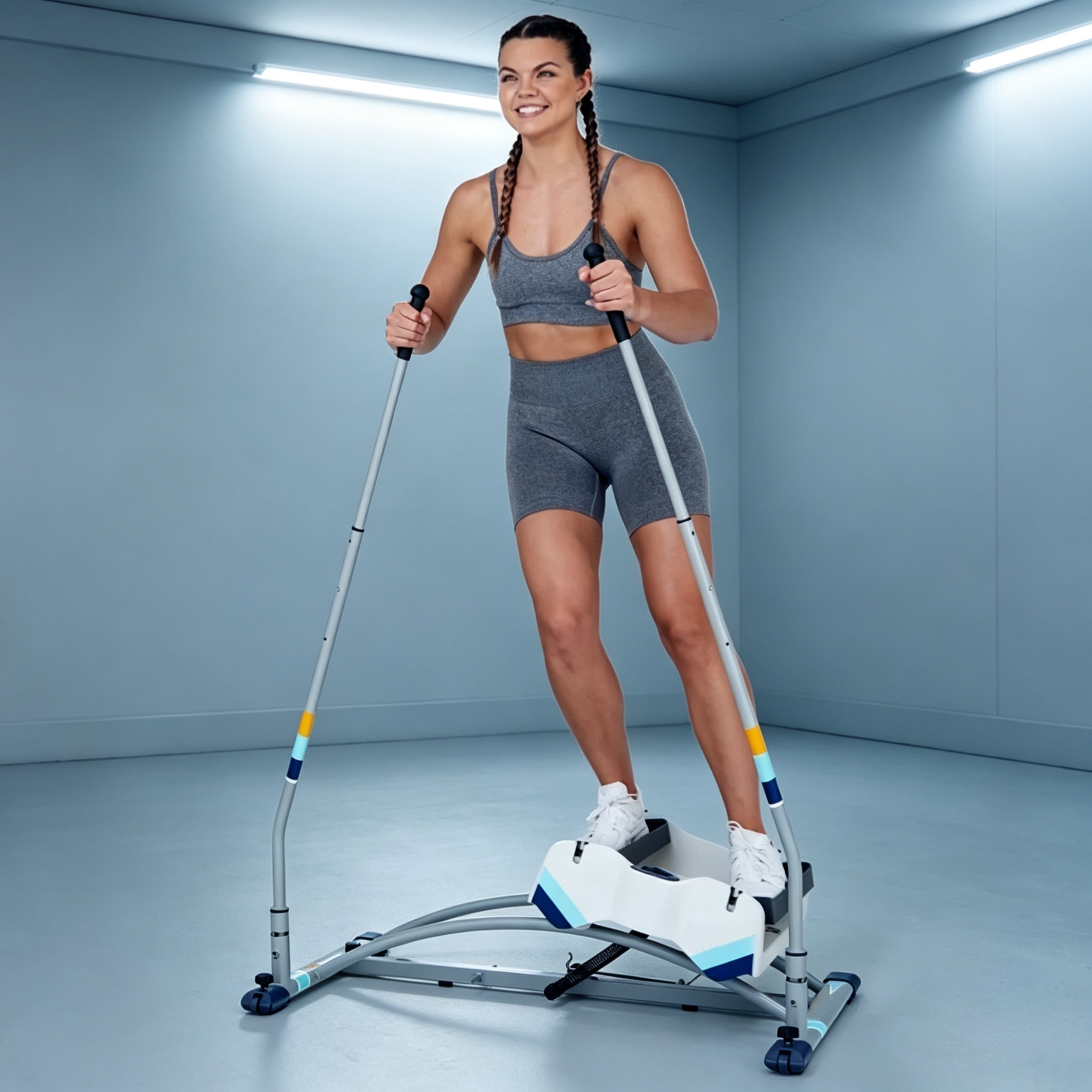 Ski Simulator Workout Machine – Full‑Body Low‑Impact Ski Trainer with VR