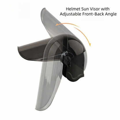 Extended Motorcycle Phone Visor – Adjustable Sun & Rain Shield