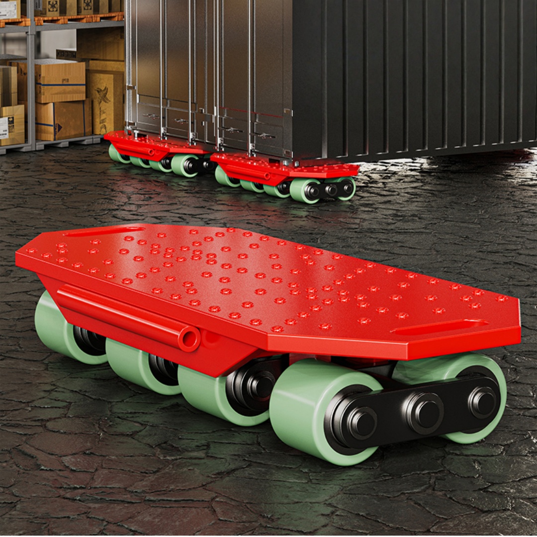 Rugged Moving Skates for Heavy Machinery – Gravel & Uneven Floor Ready