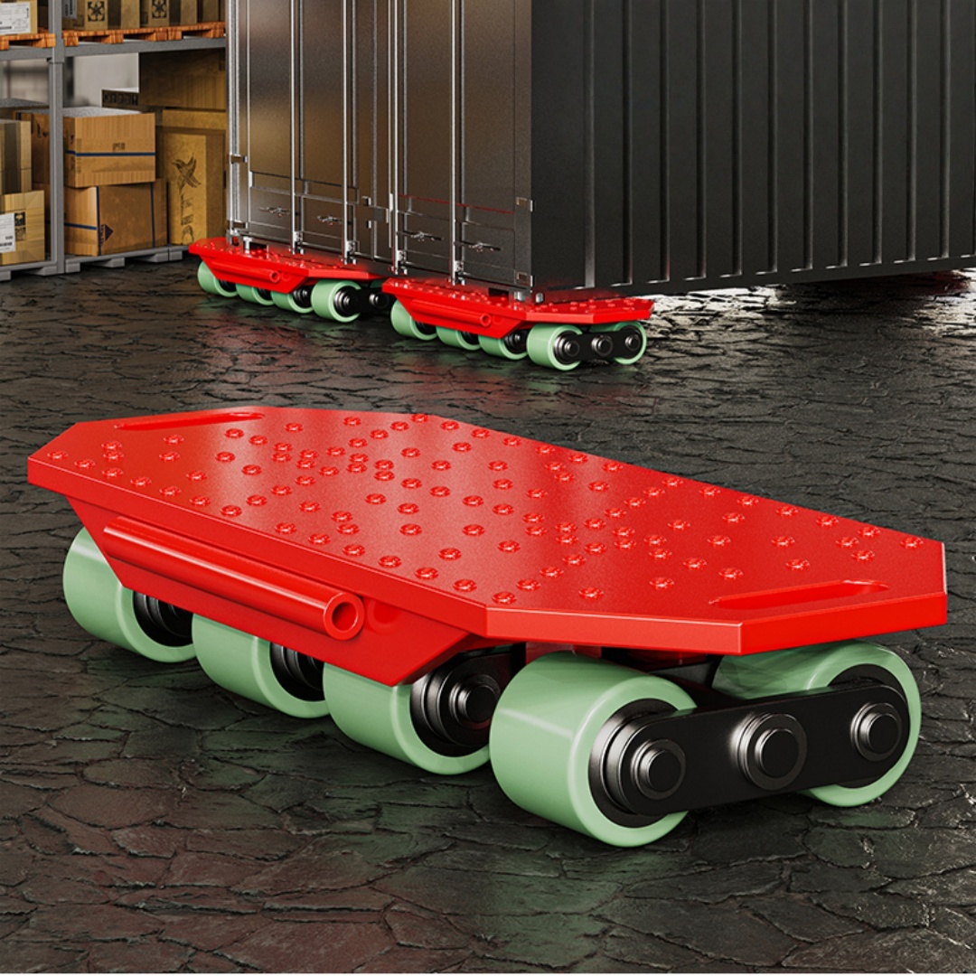 Rugged Moving Skates for Heavy Machinery – Gravel & Uneven Floor Ready