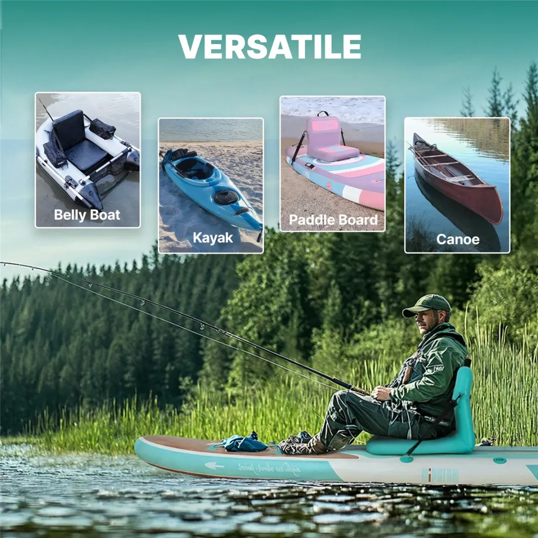 Inflatable Kayak Seat with Back Support