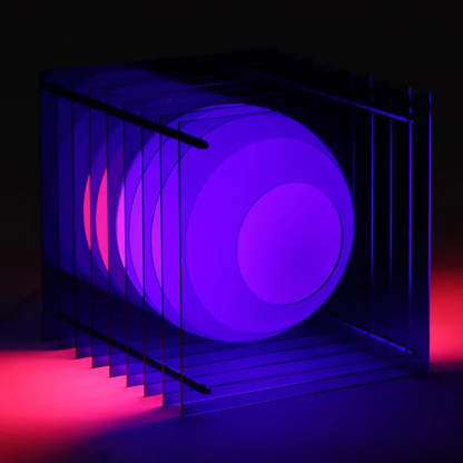 Futuristic Layered Table Lamp