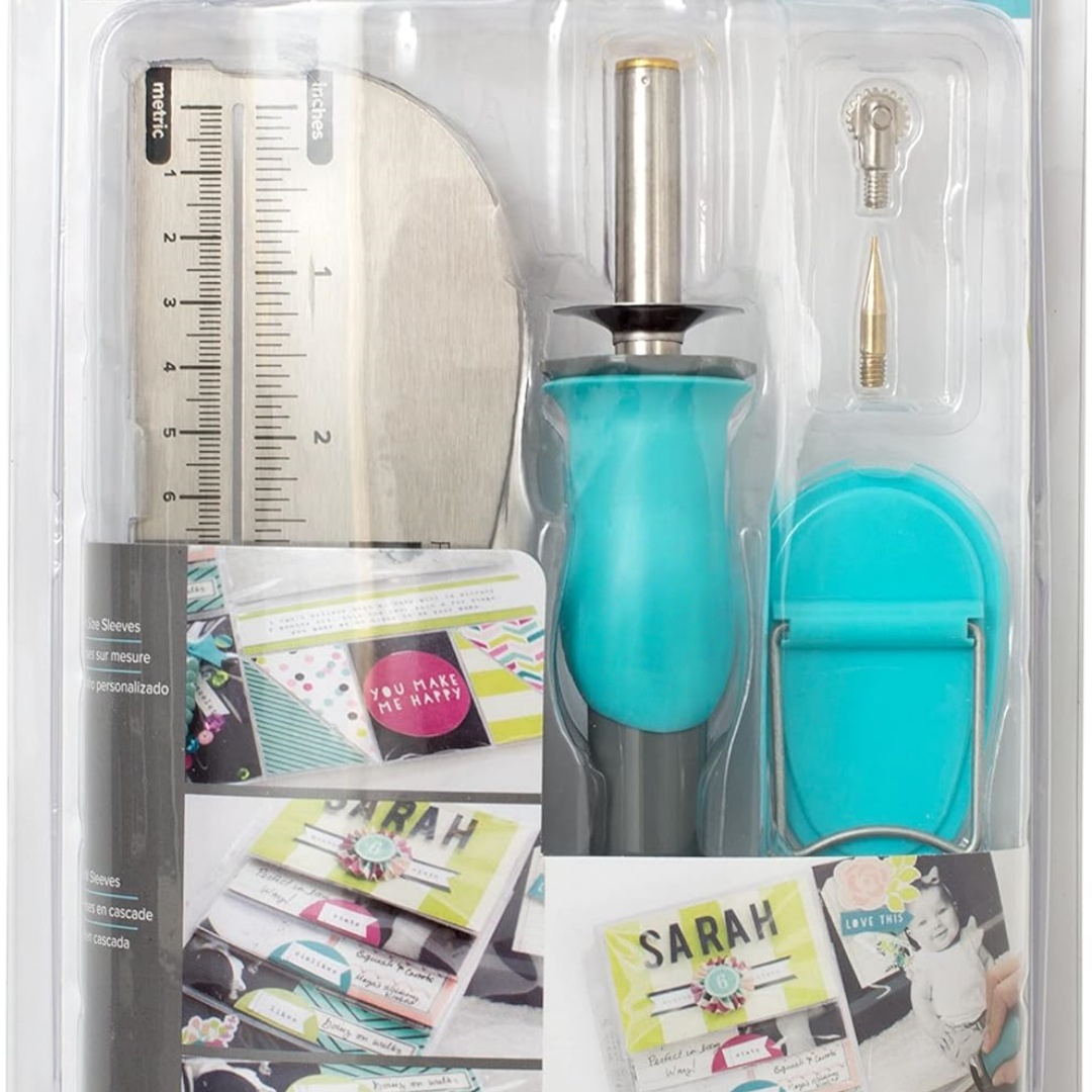 Photo Sleeve Fuse Tool Kit – Fuse & Cut Plastic Sleeves for Cards, Scrapbooks & Banners