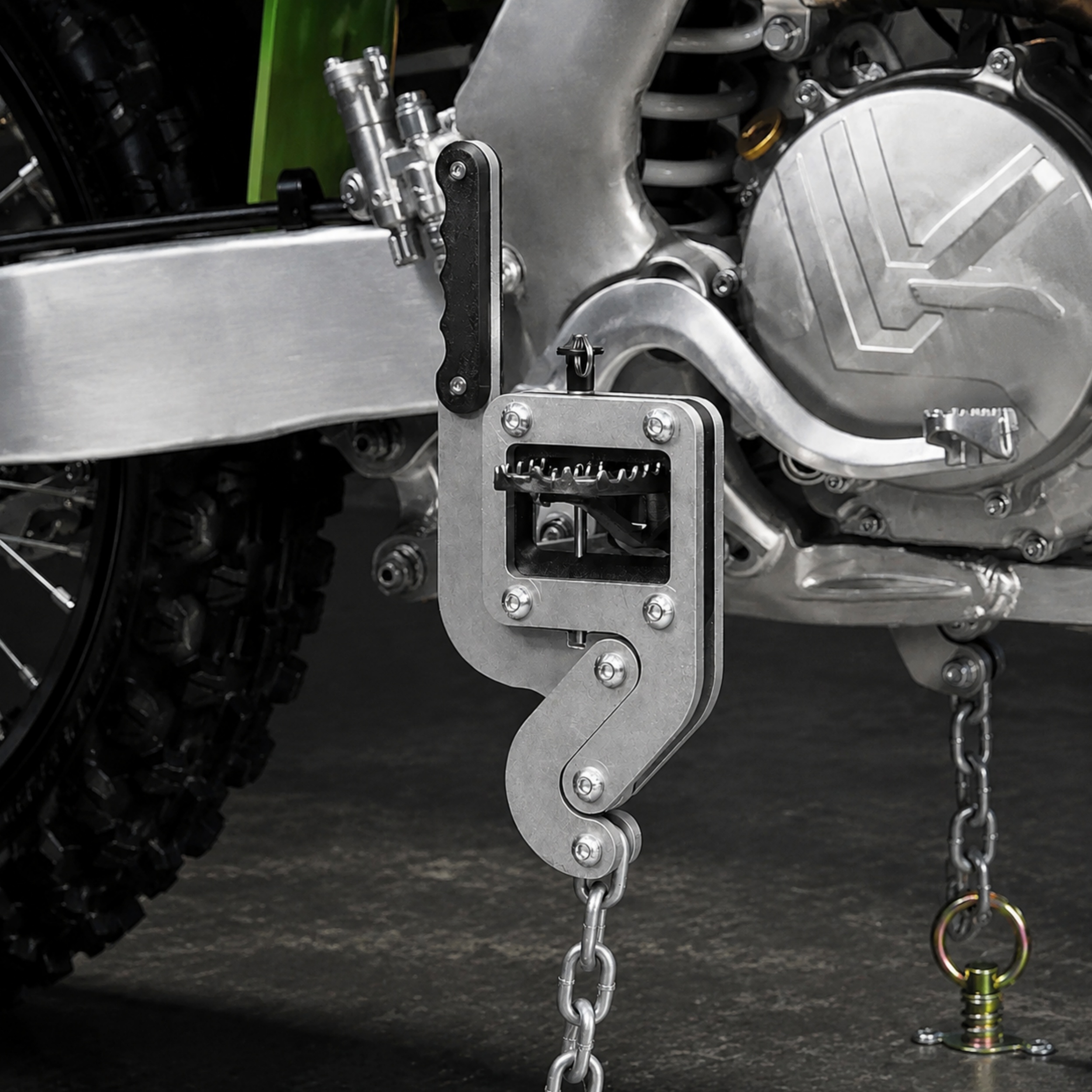 Moto Peg Binders – Quick‑Release Footpeg Tie‑Downs for Full‑Size Dirt Bikes
