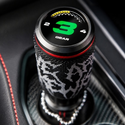 OLED Digital Shift Knob with Virtual Tachometer – High‑Tech Manual Gear Knob