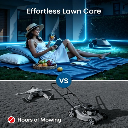 Robotic Lawn Mower – Automatic Mapping, Pure Visual Navigation for 0.2‑Acre Lawns