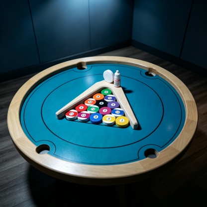Checkerboard Pool Sling Shot Game – Fast‑Paced Tabletop Billiards Strategy