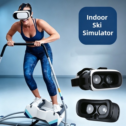 Ski Simulator Workout Machine – Full‑Body Low‑Impact Ski Trainer with VR