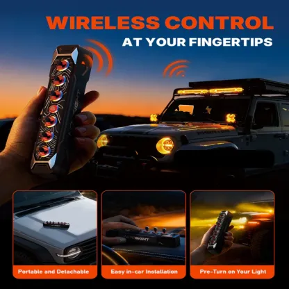 Wireless Toggle Switch Box – 6 Independent Circuits, Rugged Aluminum Build