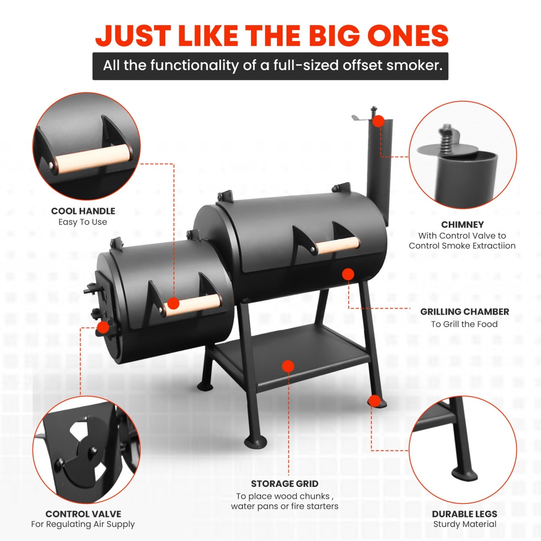 Ultra‑Compact Smoker – Real BBQ Flavor, Anywhere You Go