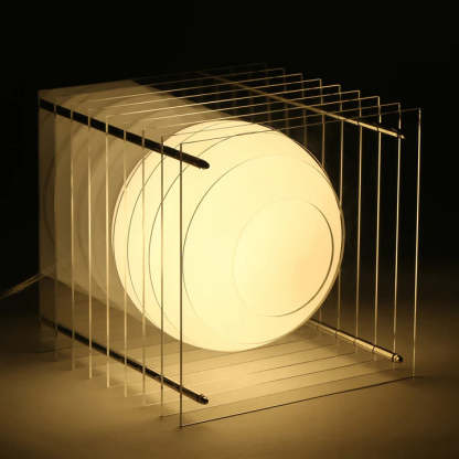 Futuristic Layered Table Lamp