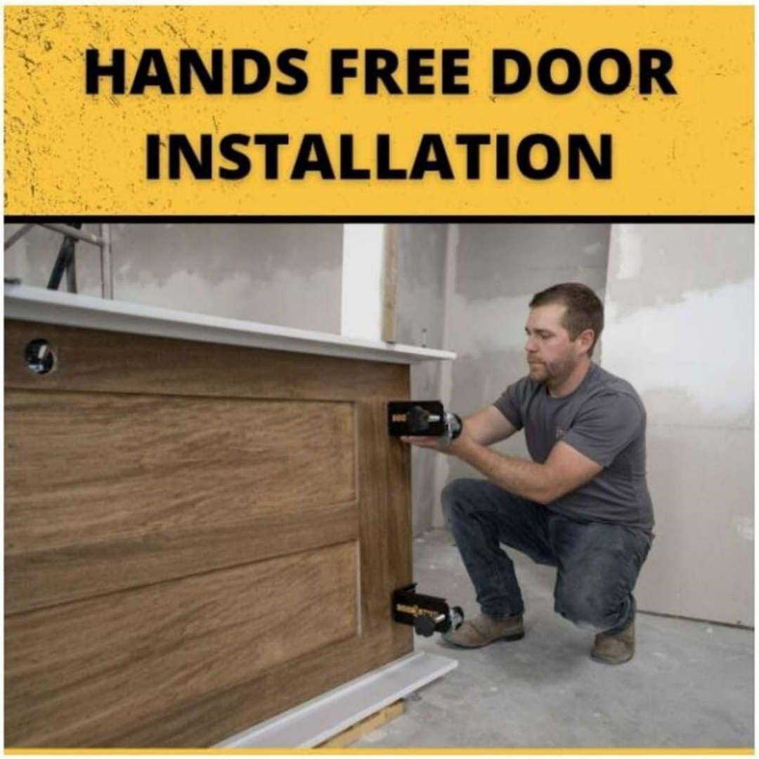 Adjustable Door Installation Tool – Hands-Free, 300lb Capacity