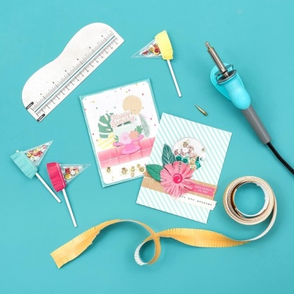 Photo Sleeve Fuse Tool Kit – Fuse & Cut Plastic Sleeves for Cards, Scrapbooks & Banners