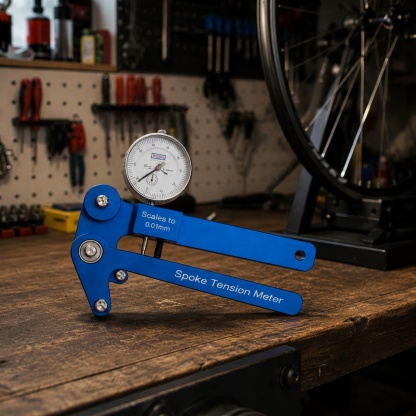 Two-Wheeler Spoke Tension Meter – Aluminum Alloy Wheel Truing Gauge