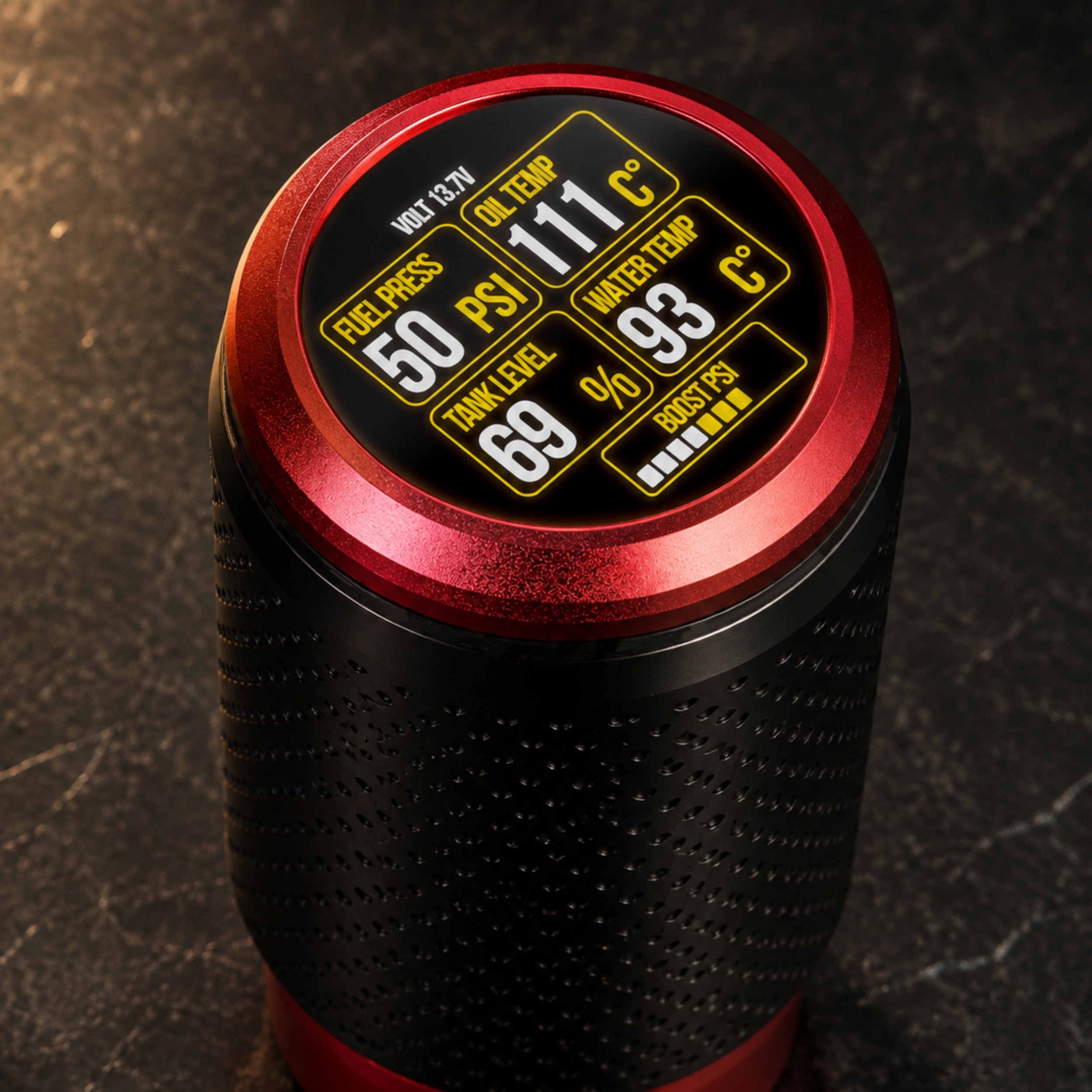 OLED Digital Shift Knob with Virtual Tachometer – High‑Tech Manual Gear Knob