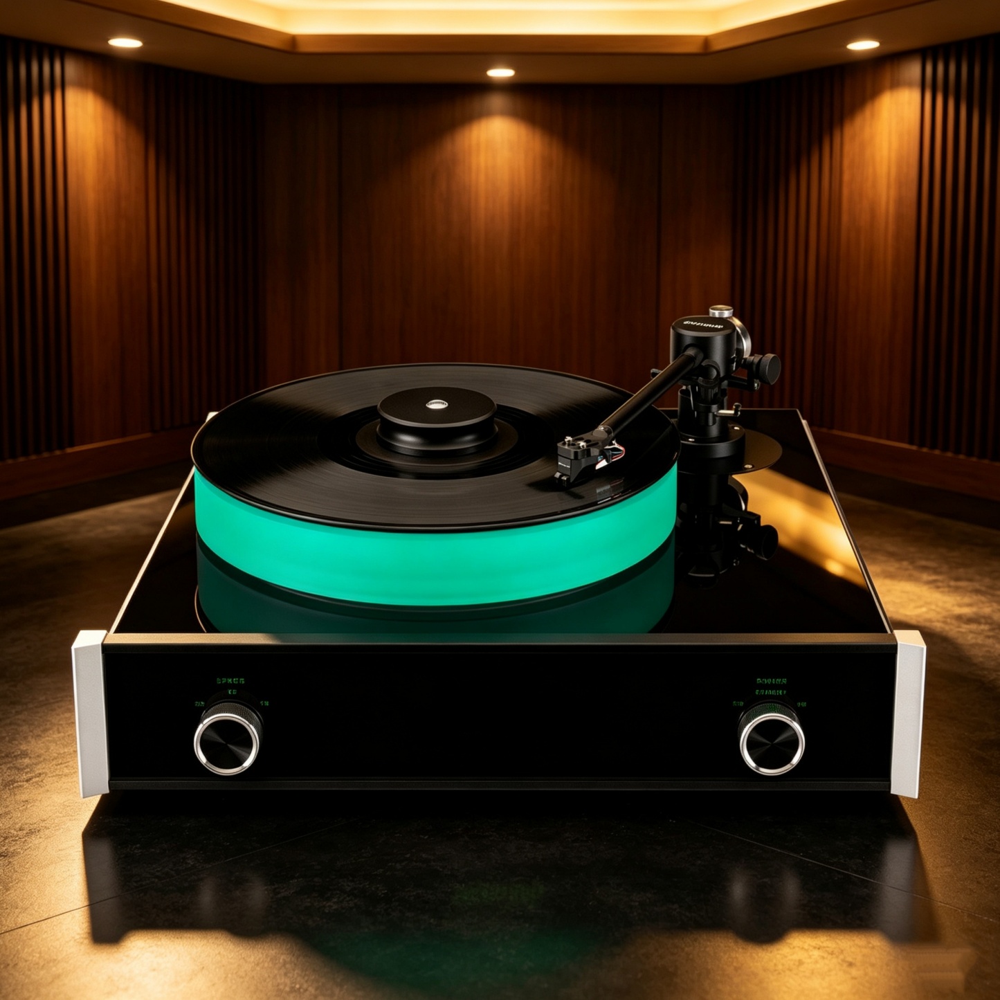 Precision Turntable – High‑Performance Belt‑Drive Record Player with Moving Magnet Cartridge