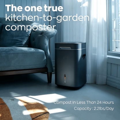 Electric Composter – 14L Odorless Indoor Kitchen Food Recycler with Quiet Technology