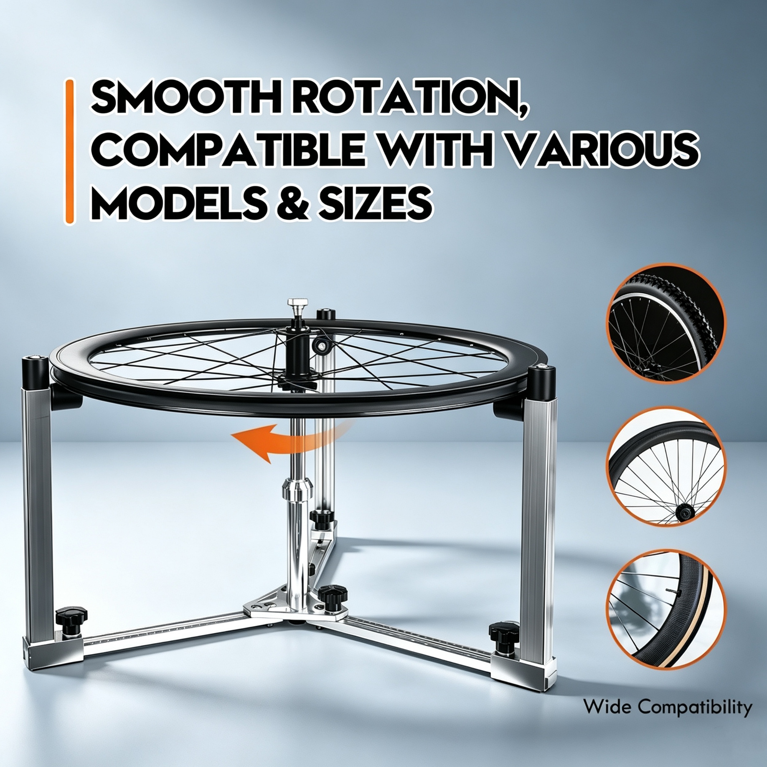 Bike Wheel Weaving Stand – Professional Wheel Tuning & Spoke Truing Tool