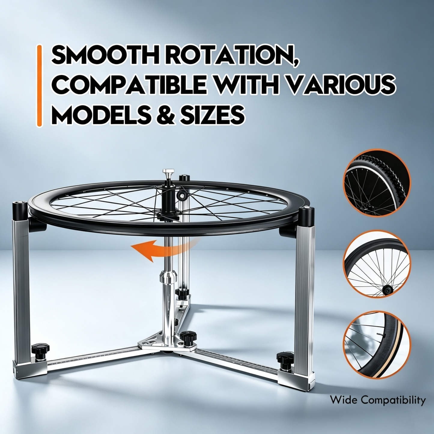 Bike Wheel Weaving Stand – Professional Wheel Tuning & Spoke Truing Tool