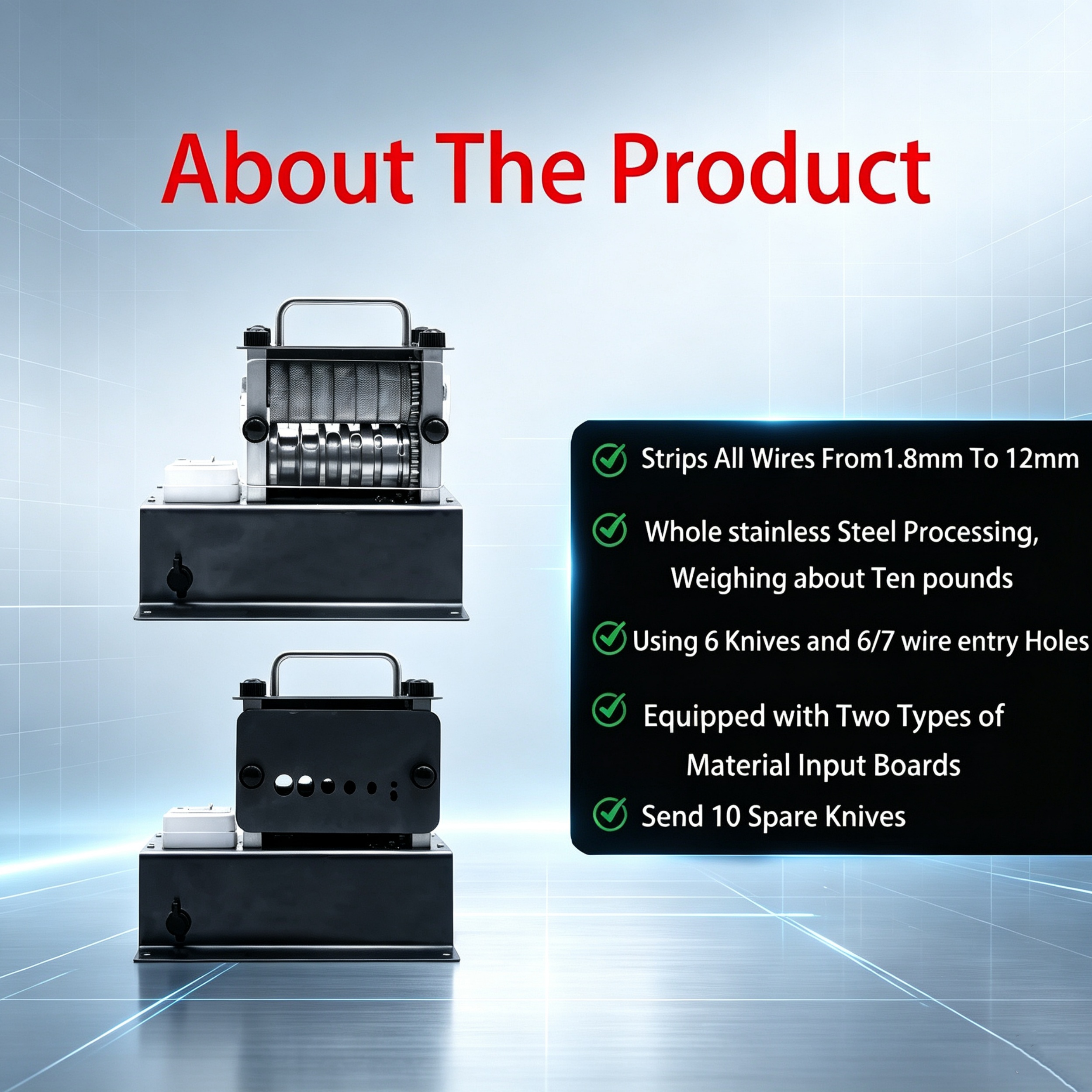 Automatic Small Electric Wire Stripping Machine – Compact Desktop Wire Stripper