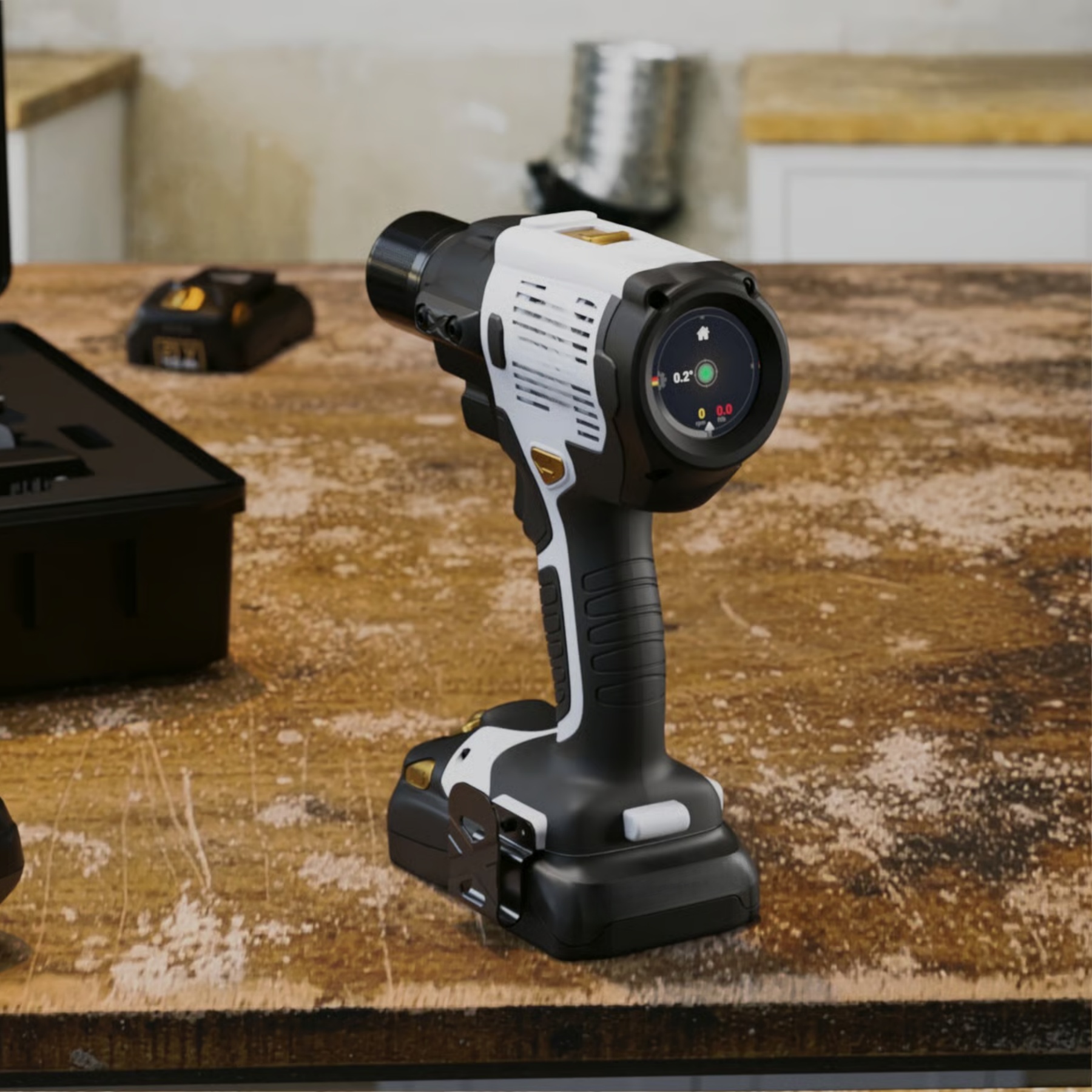 Digital Smart Drill – Laser Measure, Leveling & Speed Control in One Tool