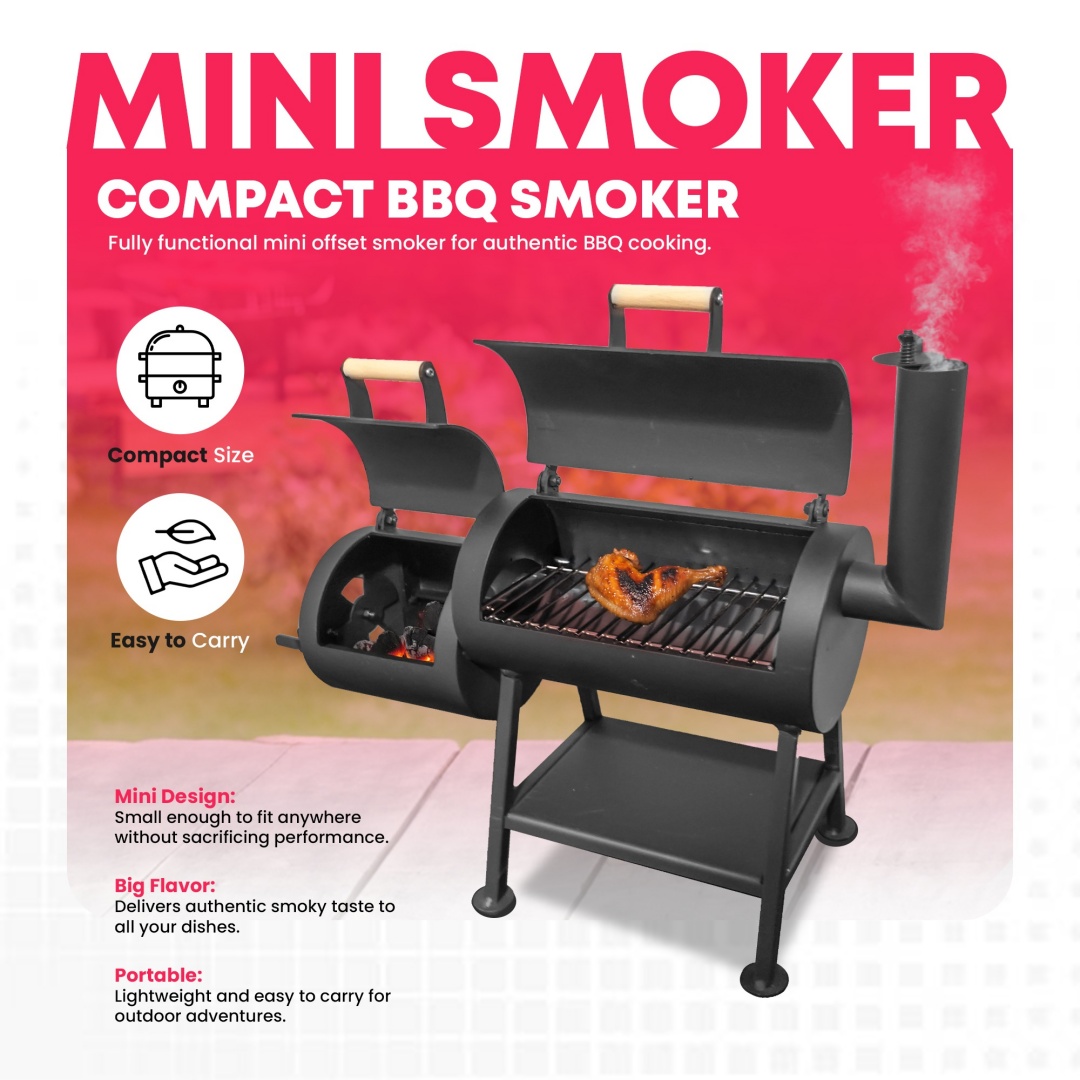 Ultra‑Compact Smoker – Real BBQ Flavor, Anywhere You Go