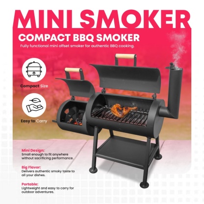 Ultra‑Compact Smoker – Real BBQ Flavor, Anywhere You Go