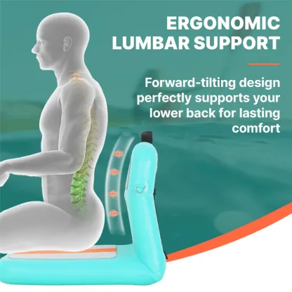 Inflatable Kayak Seat with Back Support