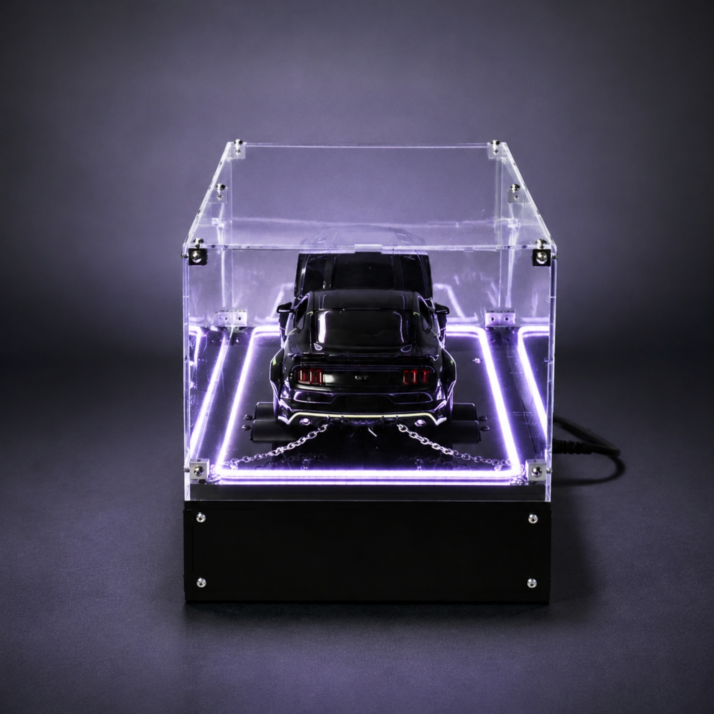 1:18 Scale Car Dynamometer – Interactive Display with Smoke Effect & RGB Control