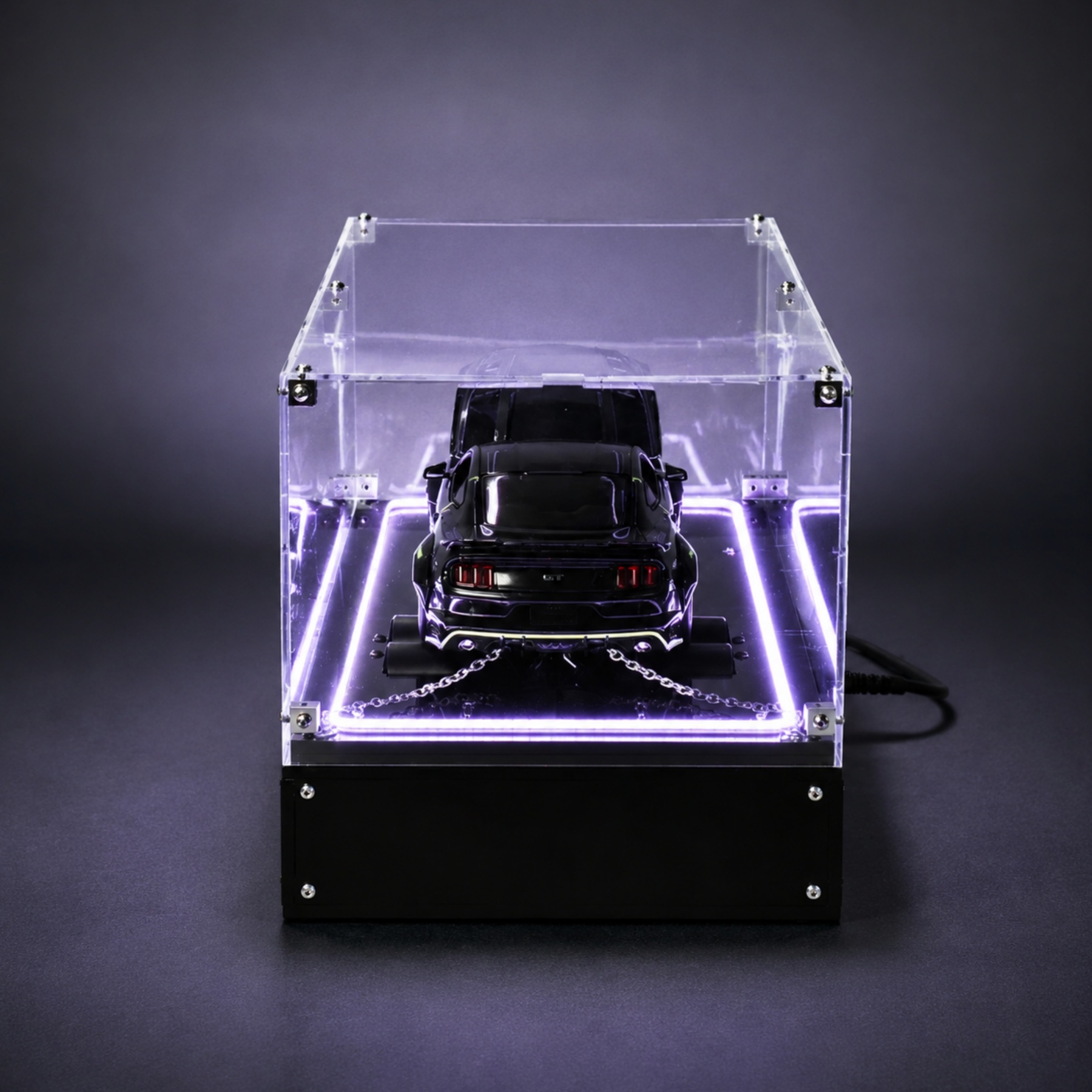 1:18 Scale Car Dynamometer – Interactive Display with Smoke Effect & RGB Control