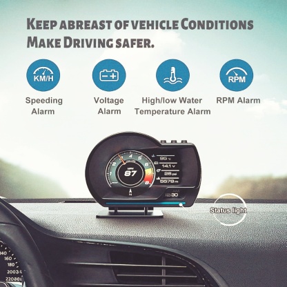 Smart Car Performance Display with Real-Time Vehicle Data